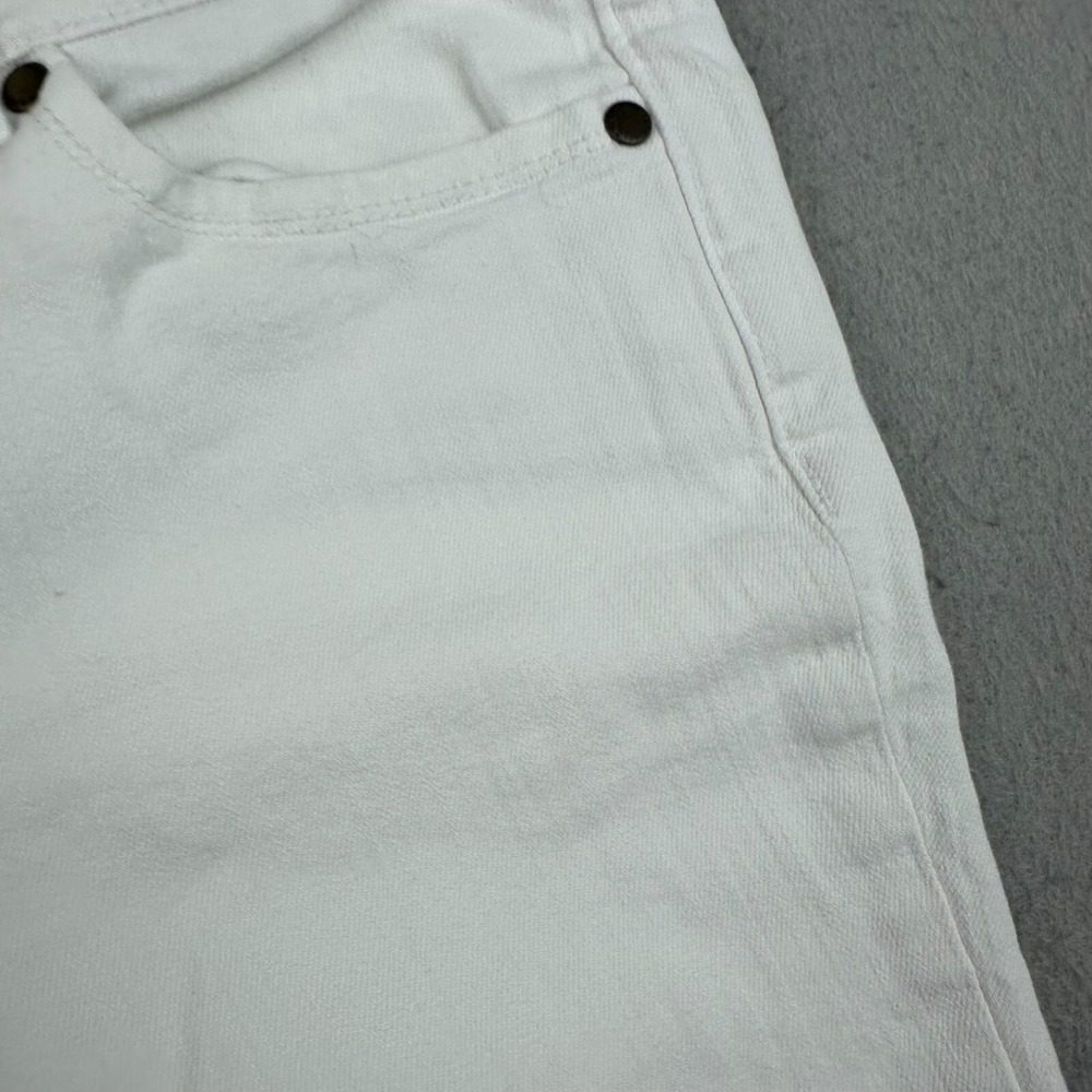 Karl Lagerfeld Straight Leg White Women’s Jeans - Picture 4 of 7